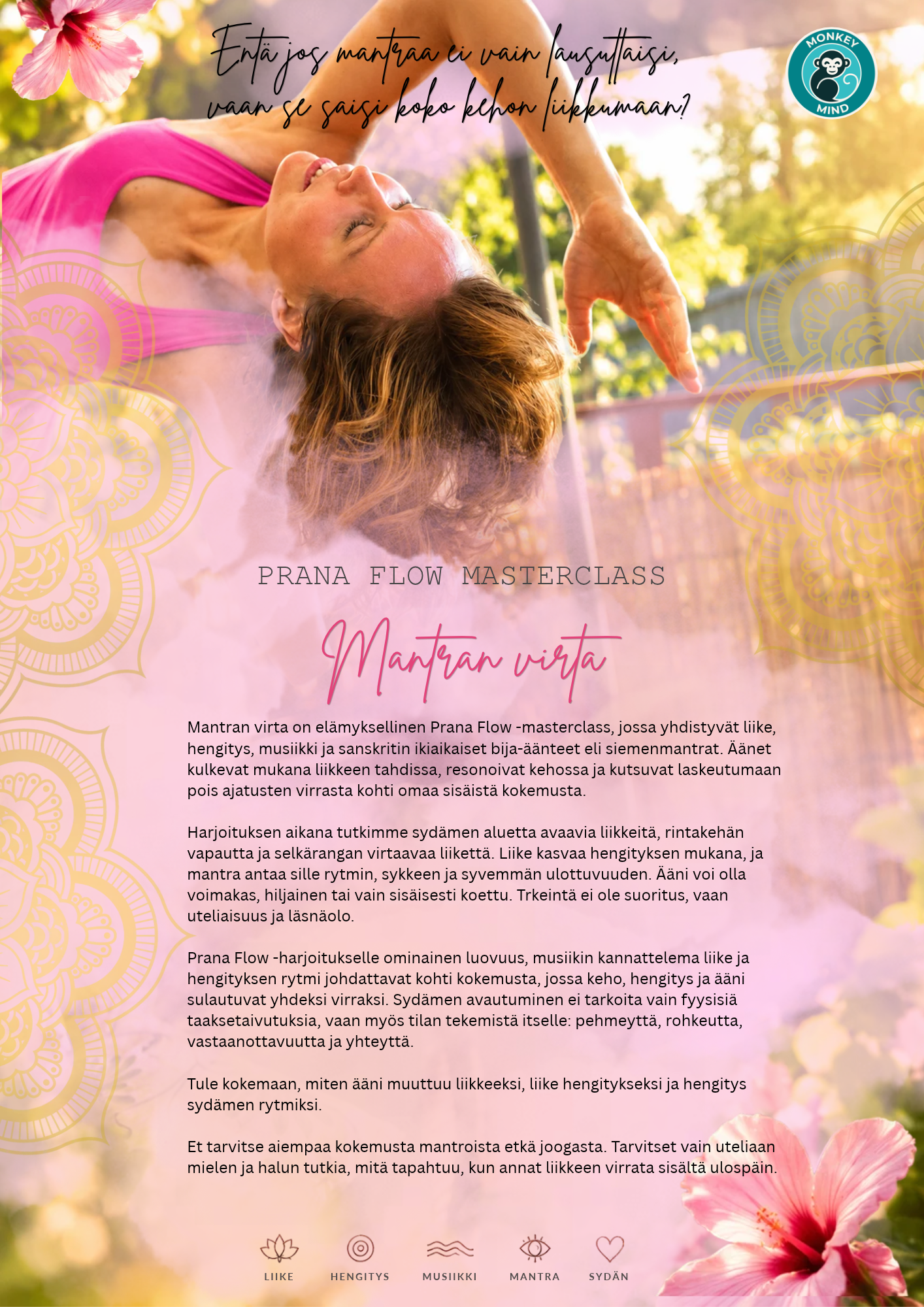 Mantran virta – Prana Flow Masterclass